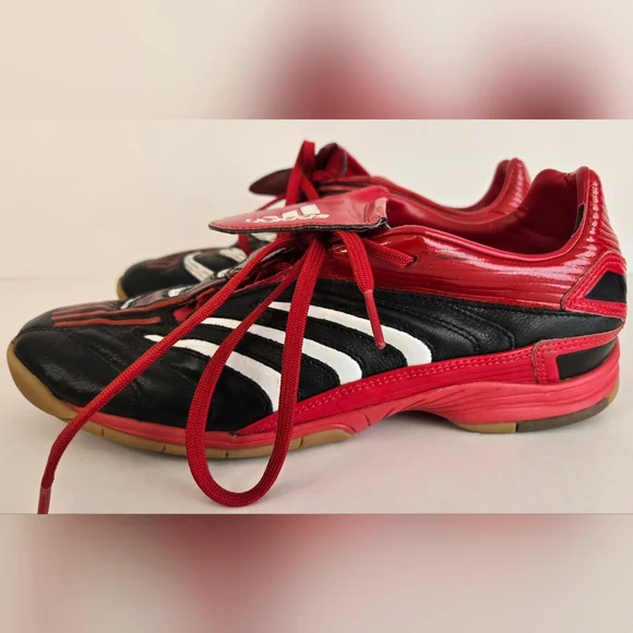 Rare Adidas Predator Absolute Absolion IC Red & Black Size US 7 Soccer Trainers - Picture 7 of 11